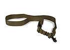 DESERT TAN BUNGEE ONE POINT SLING WITH METAL HOOK AIRSOFT
