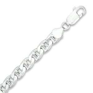   Flat Marina Chain Necklace   6.5mm Wide: West Coast Jewelry: Jewelry