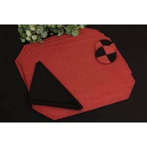  15 x 19 Empire Reversible Rectangle Placemat   Set of 4 