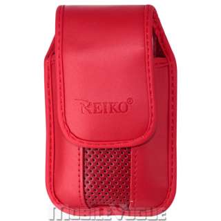   Pouch Holster For LG Rumor LX260 AT&T Sprint,US Cellular Red  