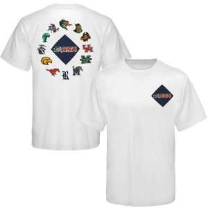  NCAA C USA White Conference Diamond T shirt Sports 