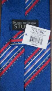 NWT Mens Daniel De Fasson hand made silk ties neckwear  