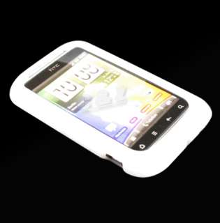 Silicone Case + LCD Film For HTC Wildfire S b  