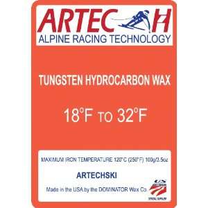  ARTECH Tungsten Hydrocarbon Ski Wax Warm Temperature Formula 