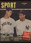 September 1948 SPORT Magazine Joe DiMaggio Ted Williams EX no mailing 