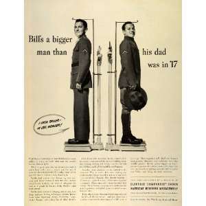  1942 Ad Evolution Man WWI World War II Electric Companies 