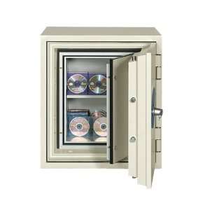  Fire Resistant Data Safe Off White: Office Products