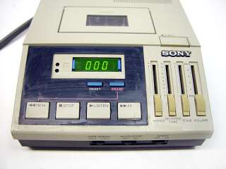 Sony BM 805 Microcassette Transcriber Dictation Machine 2 Speed 1.2/2 