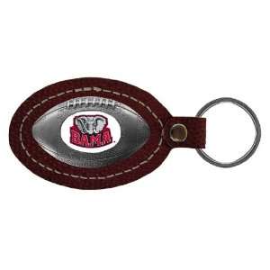  Alabama Crimson Tide Leather Football Key Tag   NCAA 