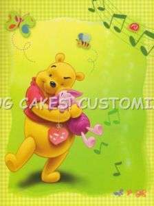 Winnie the Pooh Edible Cake Topper Image Piglet Tigger  