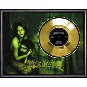  Cradle Of Filth Temptation Framed Gold Record A3 