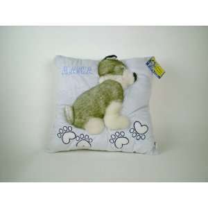  Alaskan Husky Dog Plush Throw Pillow: Home & Kitchen