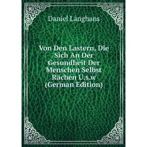   Selbst RÃ¤chen U.s.w (German Edition) Daniel Langhans Books