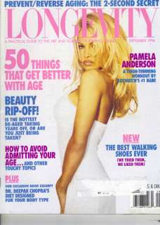 PAMELA ANDERSON Longevity Magazine 9/94 BAYWATCH  