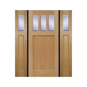 Exterior Door: Craftsman One Panel Three Lite with 2 Sidelites: Home 