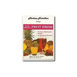 Protein Wealth Fruit Drink   Grape (7/Box)  Grocery 