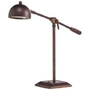   Kichler LED Bronze Adjustable Balance Arm Desk Lamp: Home Improvement