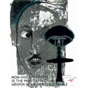  Lorjou   Martin Luther King Signed Lithograph Sports 