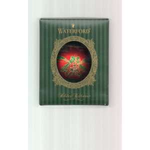  Waterford Holiday Heirloom Christmas Ornament Large Red 