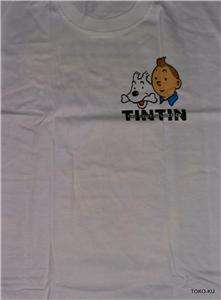 ADVENTURES OF TINTIN HERGE T SHIRT THE THE BLUE LOTUS CHINESE SIZE 8T 