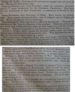 President Polk a War Criminal 1847 USMC in Mexican War  