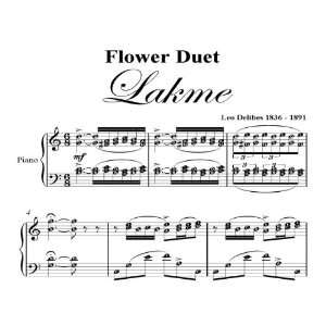   Duet From Lakme Delibes Intermediate Piano Sheet Music Delibes Books