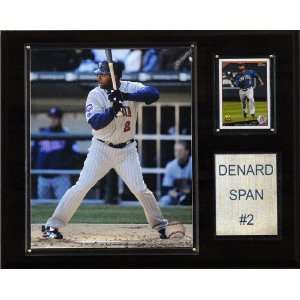  MLB Denard Span Minnesota Twins Player Plaque: Sports 