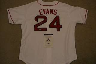 DWIGHT EVANS SIGNED AUTO BOSTON RED SOX MLB JERSEY AAA  