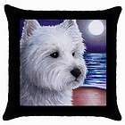   Pillow case from Art painting Dog 81 Westie West Highland Terrier