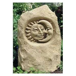  Celestial Sun & Moon Garden Cast Stone Outdoor/Indoor 