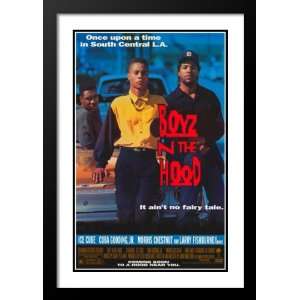 Boyz N the Hood Framed and Double Matted 20x26 Movie Poster Ice Cube 