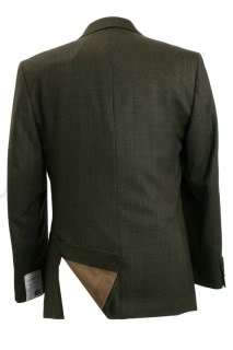 Joseph Abboud Mens Blazers Designer Sports Jacket Black Olive Plaids 