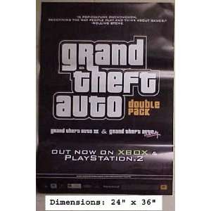  GRAND THEFT AUTO DOUBLE PACK 24x36 Poster Everything 