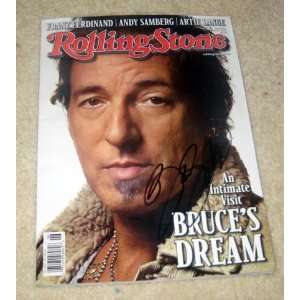  BRUCE SPRINGSTEEN autographed SIGNED Magazine 