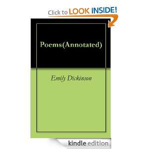 Poems(Annotated) Emily Dickinson  Kindle Store