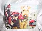 airdale welsh terrier microfiber jeweled mini wallet expedited 
