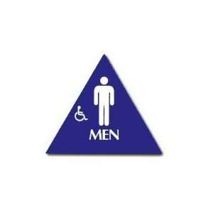   Cal Royal MHS6A ADA Restroom Signs Blue Restroom Sign: Office Products