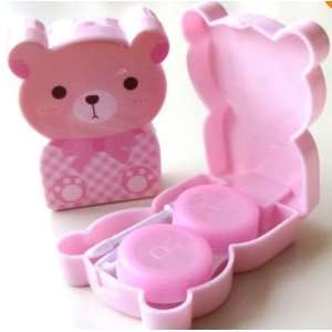  Bobo Cute Pink Bear Contact Lens Case: Everything Else