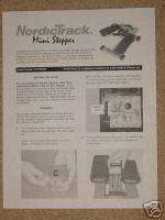 NordicTrack Mini Stepper NTST00890 Users Manual  