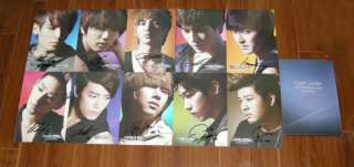 SJ Super Junior   Super Show 3 Autographed Pamphlet  