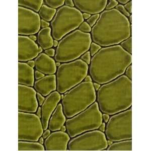  Crocodile Lime Twist Fake Leather Vinyl Upholstery 56 Inch Fabric 