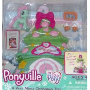  My Little Pony a Very Minty Christmas Tree Playset: Toys 