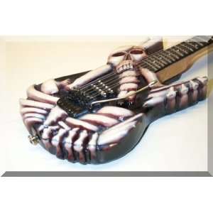   LYNCH Miniature Mini Guitar Dokken Jfrog Skull: Musical Instruments