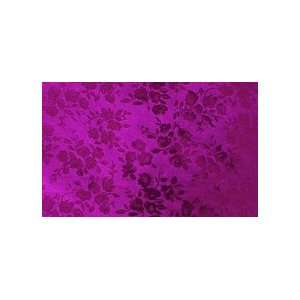  Fuchsia Floral Embossed Metallic Paper: Home & Kitchen
