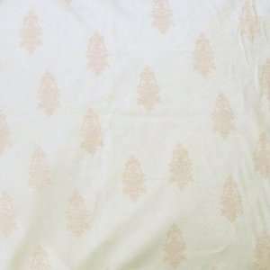  108 Shabby Chic Percale Chandelier Crest White/Lily Pink 
