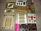 FALL AUTUMN THEME STICKERS LOT JOLEES MORE  