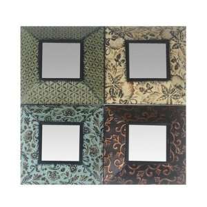    Stamped Iron Wall Mirror (Set of 4) [Set of 2]