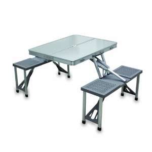  Portable Folding Table with Aluminum Frame: Patio, Lawn 