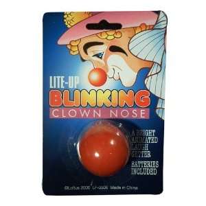  Light Up Blinking Clown Nose Toys & Games