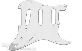 NEW WD Pickguard For Strat, 11 Hole   CLEAR ACRYLIC  